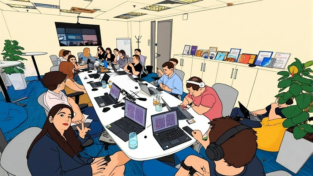 Работа кипит в московском офисе ДАР